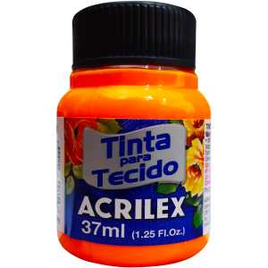 TINTA TECIDO 37ML FLUORESCENTE ACRILEX
