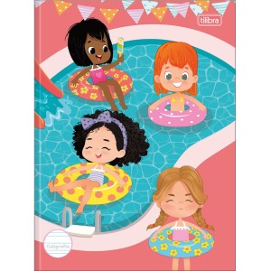 CADERNO CALIGRAFIA BROCHURA 40FLS CAPA DURA SAPECA FEMININO TILIBRA