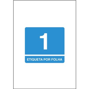 ETIQUETA 21,0X29,7 A4 TBA4267 25FLS 25 ETIQS. 1 P/FOLHA TILIBRA