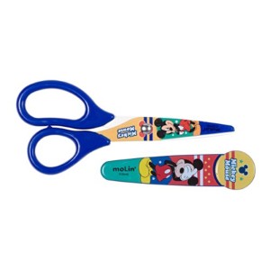 TESOURA ESCOLAR 13,5CM C/PROTETOR MICKEY MOLIN