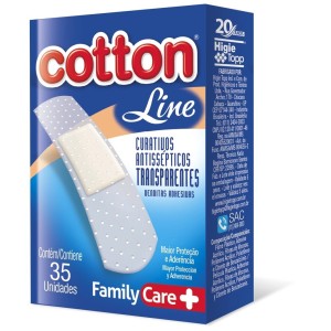 Curativo Band-Aid Com 35 Unidades cotton