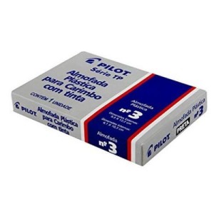 ALMOFADA P/CARIMBO N°3 PRETA 6,1X10,3CM PILOT