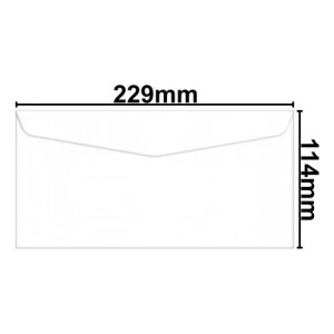 ENVELOPE OFICIO 114X229 BRANCO CAIXA C/1000 SCRITY