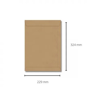 ENVELOPE SACO 229X324 KRAFT CAIXA C/250 SCRITY
