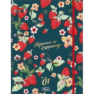 FICHARIO UNIVERSITARIO CARTONADO C/ELASTICO 80FLS CAPRICHO TILIBRA