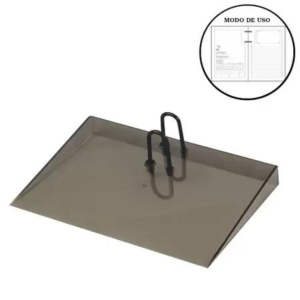 SUPORTE DE MESA P/CALENDARIO ACRILICO FUME REDOMA