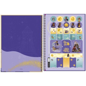 CADERNO UNIVERSITARIO 1 MATERIA 80FLS WISH TILIBRA