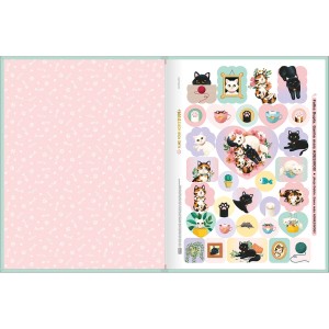 CADERNO BROCHURA UNIVERSITARIO 80FLS PURRFECT CATS TILIBRA