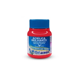 TINTA ACRILICA BRILHANTE 37ML VERMELHO ESCARLATE REF.508 ACRILEX