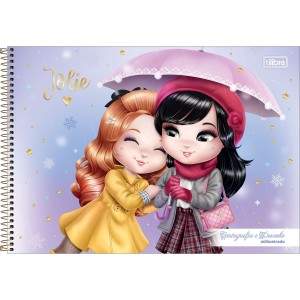 CADERNO DESENHO MILIMETRADO 80FLS JOLIE TILIBRA