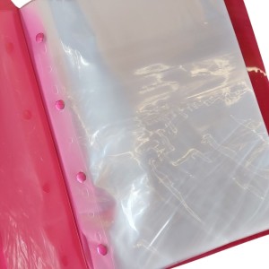 Pasta Catalogo Portfolio A4 10 Envelopes 0,12 Medio Vermelha Com Visor Com Colchete Ref.1037.VM ACP