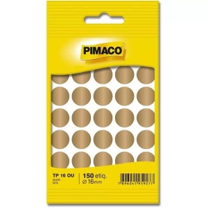 ETIQUETA DIAMETRO 12,0 OURO TP-12 C/210 ETIQUETAS MENNO