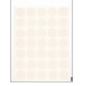 ETIQUETA BOLINHA DIÂMETRO 12,0 TRANPARENTE TP-12 COM 210 MENNO