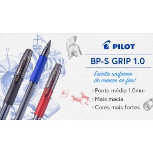 Caneta Esferografica 1.0mm BPS-GRIP Azul PILOT