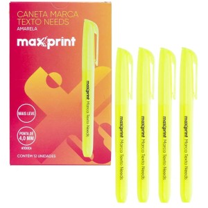 Marca Texto Needs Caixa Com 12 Unidades Maxprint - Escolha A Cor