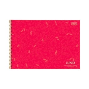Caderno de Desenho Milimetrado 60fls Lunix Cores Capa Dura TILIBRA