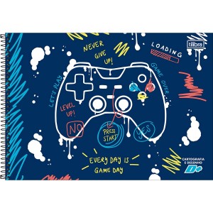 Caderno Desenho 96fls D+ Masculino Capa Dura TILIBRA