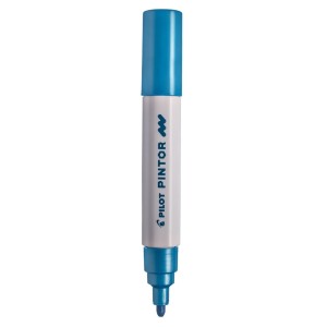 Caneta Pintor Média ( M ) 1.4 Azul Metálico Blister - PILOT