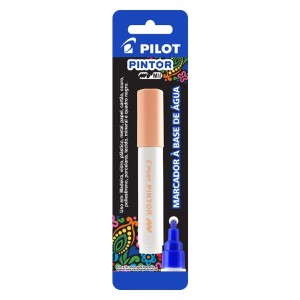 Caneta Pintor Média ( M ) 1.4 Laranja Pastel Blister - PILOT