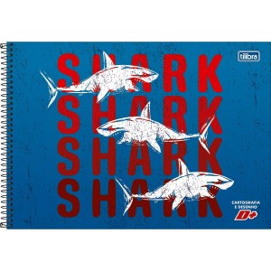 Caderno de Desenho Milimetrado 96fls D+ Masculino Capa Dura TILIBRA