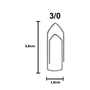 Clips N° 3/0 Com 440 Unidade TOP