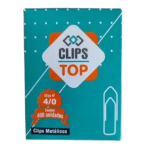 Clips  N°4/0  Com 400 Unidades Top