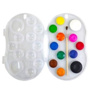 Aquarela com 12 Cores ACRILEX
