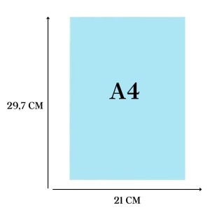 Papel Sulfite A4 75g 100 Folhas Azul - SENINHA REPORT
