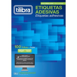 ETIQUETA 84,7MM X 101,6MM CARTA TB6184 C/100FLS 600 ETIQS. 6 P/FOLHA TILIBRA