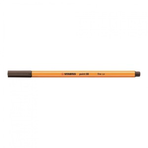 CANETA HIDROGRAFICA 0.4MM MARROM UMBER 88/65 STABILO POINT 88