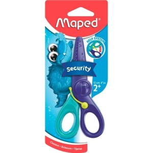 TESOURA ESCOLAR PLASTICA 12CM CORES KID PULSE 472110 MAPED