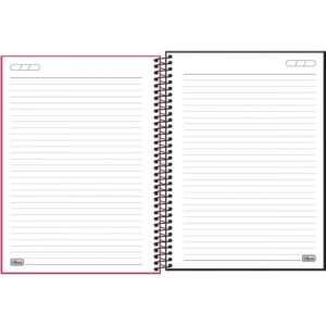 Caderno Espiral Capa Dura Universitário 10 Matérias 160 folhas Neon TILIBRA