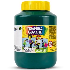 Guache 500ml Verde Bandeira ACRILEX
