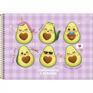 CADERNO DESENHO 80FLS ABACUTE TILIBRA