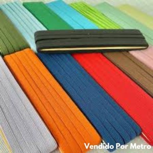 Elástico Chato 19mm Cores - METRO