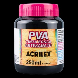 Tinta Plastica PVA Fosca 250ml ACRILEX