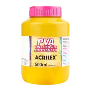 Tinta Plastica PVA Fosca 500ml ACRILEX