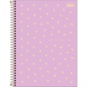 CADERNO UNIVERSITARIO 1 MATERIA 80FLS NEON CONNECT FEMININO TILIBRA