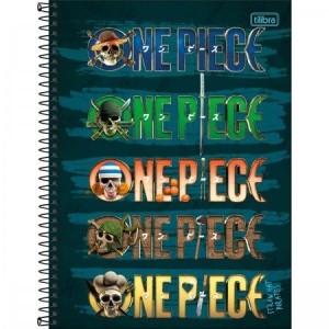 CADERNO UNIVERSITARIO 10 MATERIAS 160FLS ONE PIECE NETFLIX TILIBRA