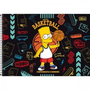 CADERNO DESENHO 80FLS SIMPSONS TILIBRA