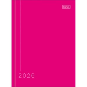 Agenda 2026 Diária Pepper Rosa Brochura TILIBRA