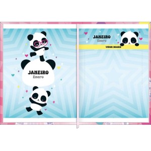 Agenda 2026 Escolar Diária Mini Lovely Brochura TILIBRA