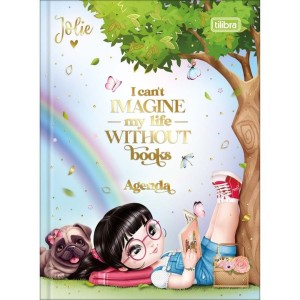Agenda Permanente Diária Jolie 2 Dias Por Página Brochura TILIBRA