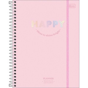 Agenda 2026 Planner Semanal/mensal Happy Espiral TILIBRA