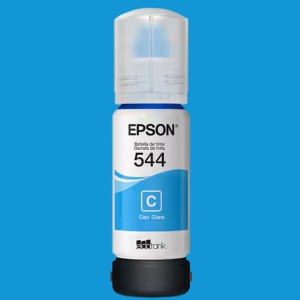 Refil Garrafa de Tinta Epson 544 Ciano Ecotank Original