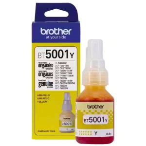 Refil Garrafa de Tinta Brother 5001 Amarelo Original