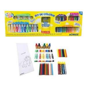 KIT DE COLORIR ART KIDS ACRILEX