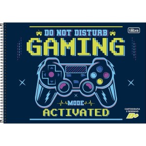 Caderno Desenho 96fls D+ Masculino Capa Dura TILIBRA