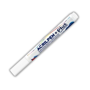 CANETA TECIDO ACRILPEN PLUS BRANCO ACRILEX
