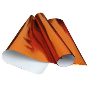 Papel laminado 48x60cm Laranja - Unidade